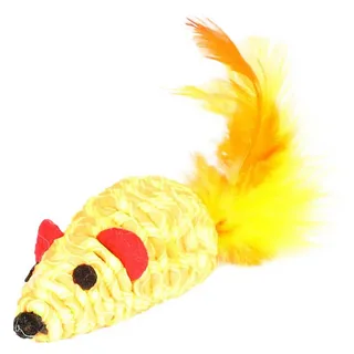 Shuka - Speelgoed Katten - Ps Shuka Muis Met Pluim Assortiment - 1st - 129176 - 1st by Flamingo in Multicolour – product photo 3 of 6