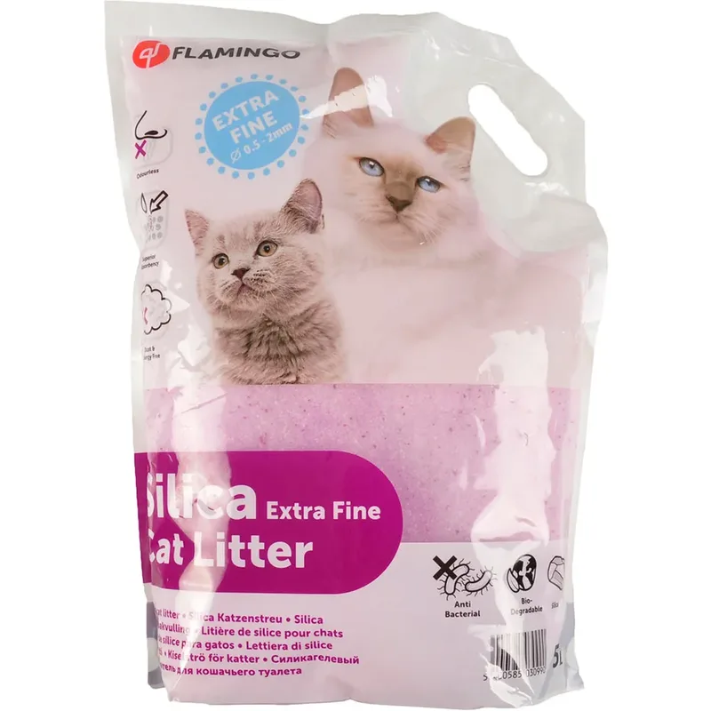 Silica Kattenbakvulling 5l by Flamingo – product photo 1 of 2