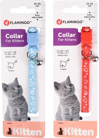 Simran - Halsband Katten - Kittenhalsband Simran 15-25cm 10mm Assortiment - 1st - 129298 - 1st by Flamingo in Multicolour – product photo 1 of 5