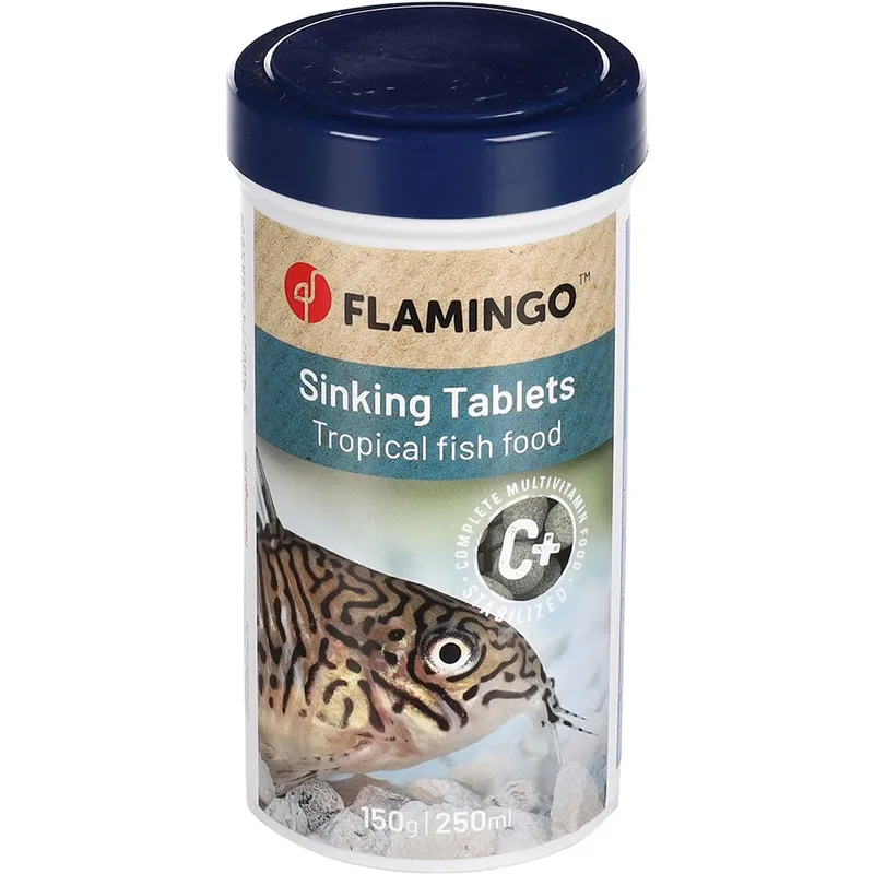 Sinking Tablets Tropical Visvoer 250ml fra Flamingo – produktbillede