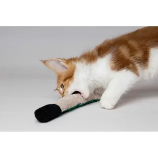 Sisso de Slang Kattenspeelgoed - Pluche - Kattenkruid - 1 stuk - Willekeurig de Flamingo en Vert – photo produit 5 sur 6