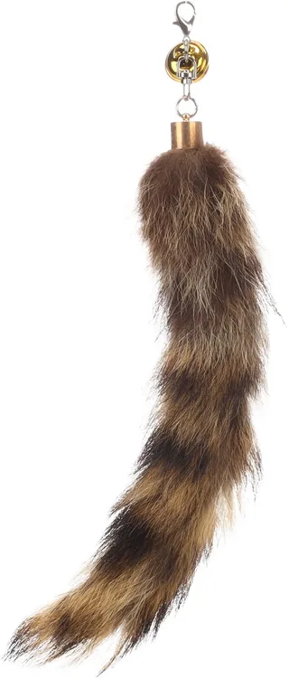 Sjors Staart Voor Hengel - Kattenspeelgoed - 25x8x30 cm Donkerbruin Print by Flamingo – product photo 1 of 2
