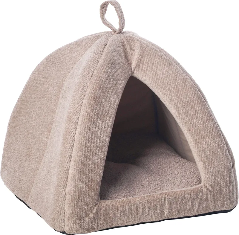 Slaapplaats Pasco Iglo 40x40x35 - Katten mand - 562308 von Flamingo in Beige – Produktfoto