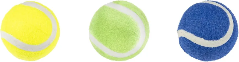 Smash - Speelgoed Honden - Hs Tennisbal Smash 3 Kleuren + Squeaker 5cm 3 Stuks - 3st by Flamingo in Multicolour – product photo 1 of 2