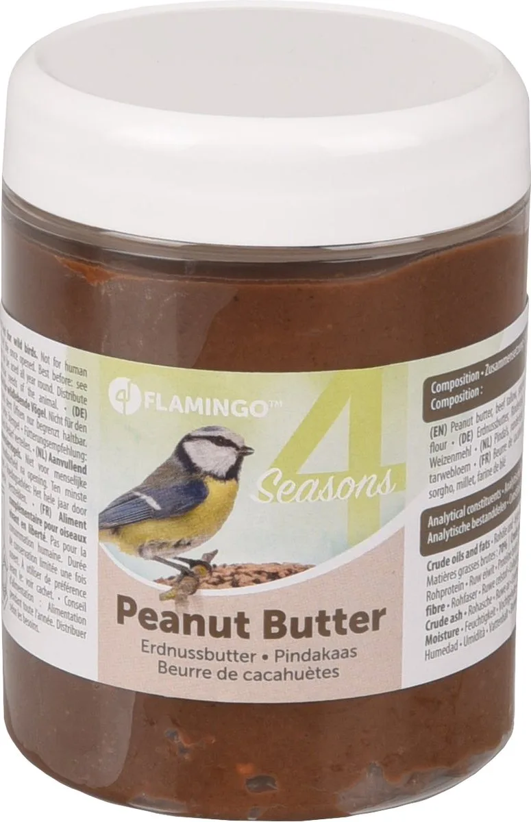 Snack Vogel - 4 Seasons Voederpot Pindakaas 330gr - 1st - 130740 - 1st von Flamingo – Produktfoto