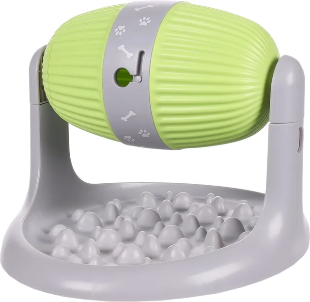 snoepjesverdeler hond – geschikt voor hondensnacks - interactief speelgoed – 16,5 cm – limegroen