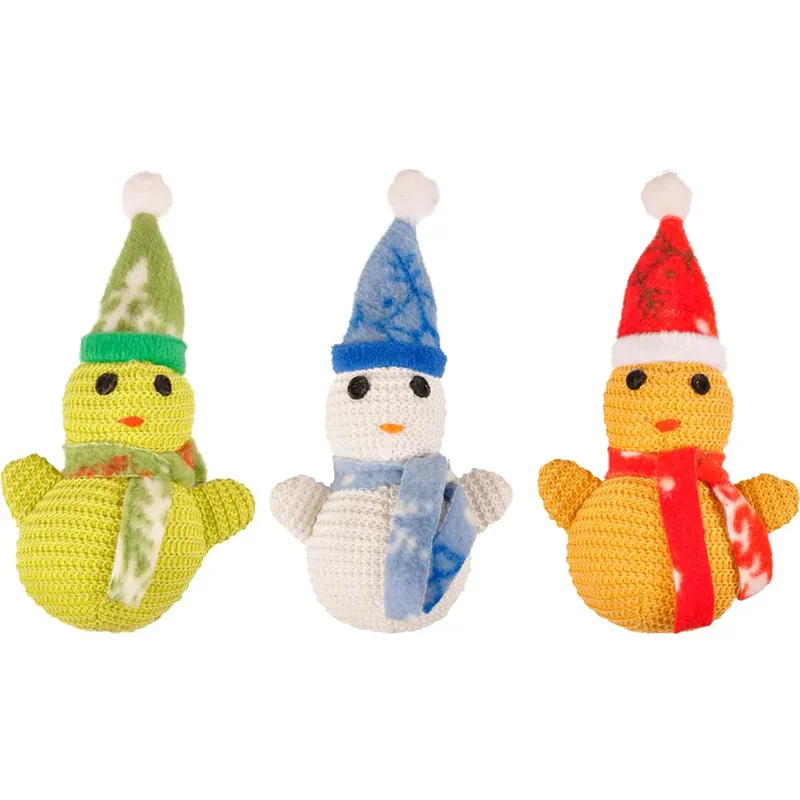 Snowman Hondenspeeltje Geassorteerd von Flamingo – Produktfoto