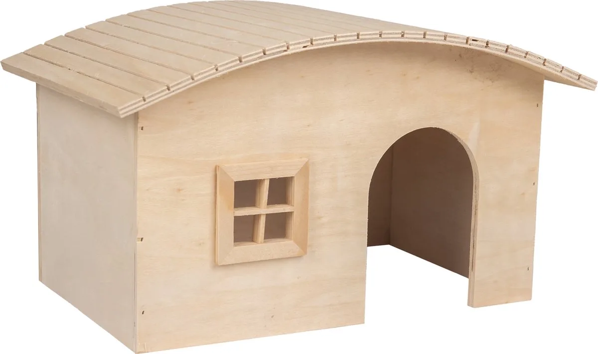 Maison Des Rongeurs Soby 33.5x21.5x19cm de Flamingo en Naturel – photo produit