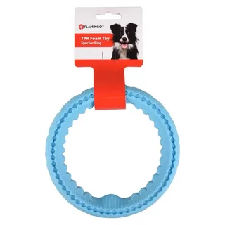 Jouet Pour Chien Spector Ring Tpr de Flamingo en Bleu – photo produit 2 sur 3