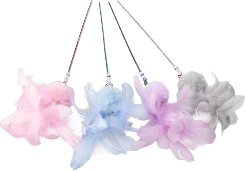 Speelgoed Boefie Hengel met bal Meerdere kleuren - Kattenspeelgoed - 1st de Flamingo – photo produit