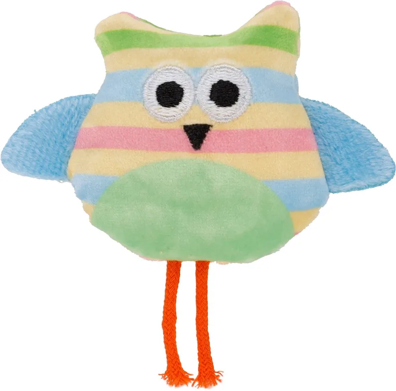 Speelgoed Buzz Uil Blauw - Kattenspeelgoed - 1st by Flamingo – product photo