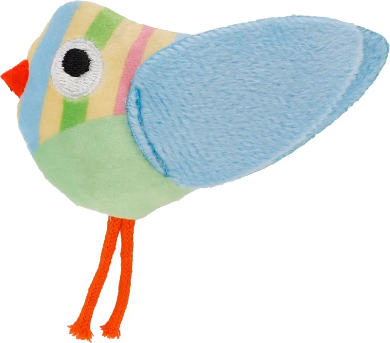 Speelgoed Buzz Vogel Blauw - Kattenspeelgoed - 1st by Flamingo – product photo
