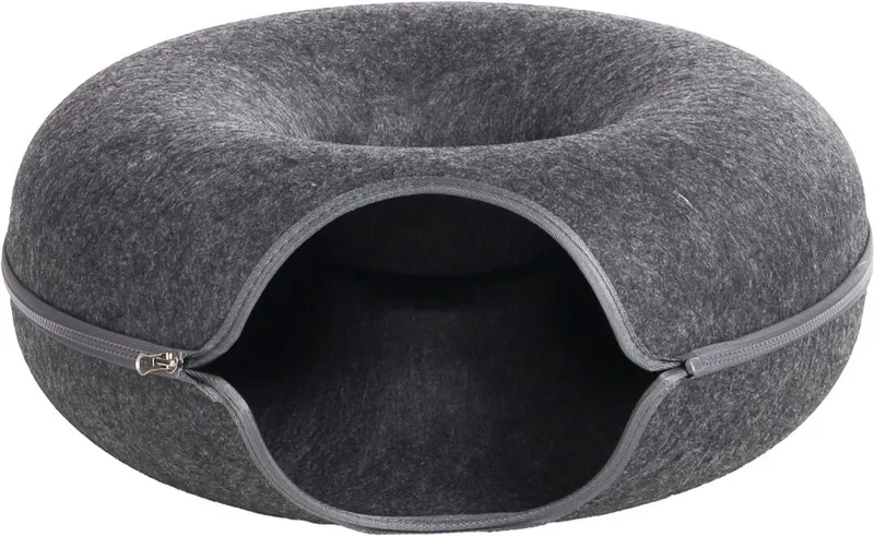 Speelgoed Cudo Tunnel Grijs - Kattenspeelgoed - 1st von Flamingo – Produktfoto