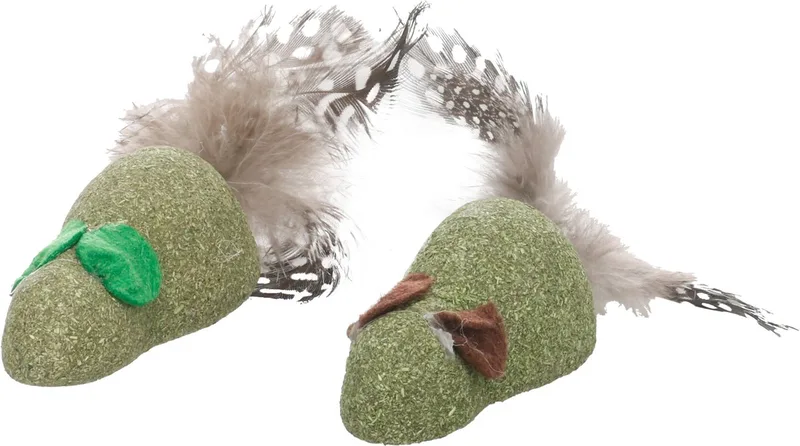 Speelgoed Katti Muis Groen - Kattenspeelgoed - 1st by Flamingo – product photo