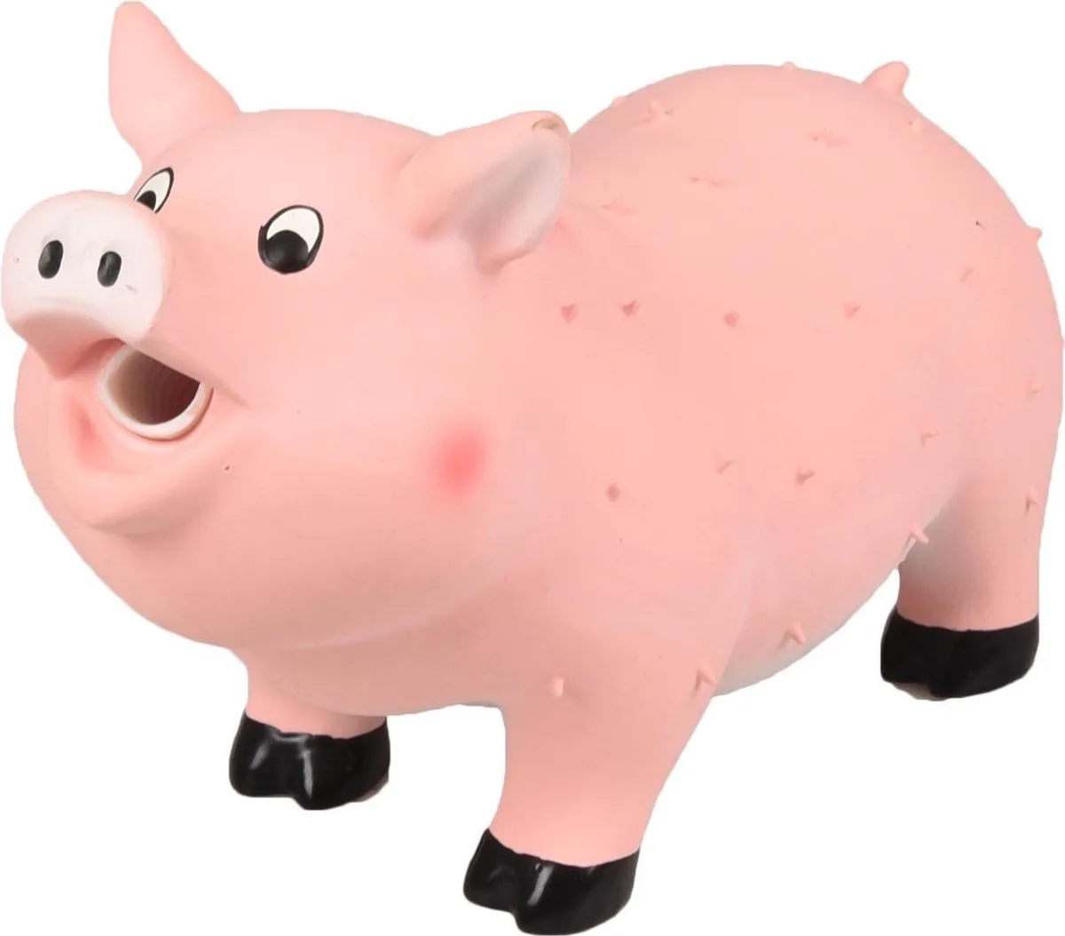Speelgoed "Knor Varken" – Lichtroze – 22 cm – Interactief Knorrend Hondenspeelgoed de Flamingo en Rose – photo produit