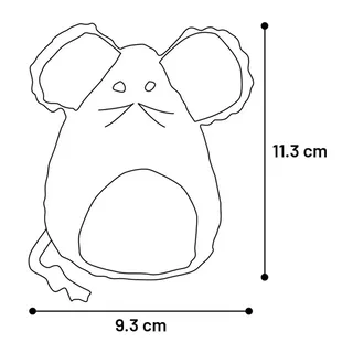 Speelgoed Mazzo Muis Grijs - Kattenspeelgoed - 1st by Flamingo – product photo 4 of 4