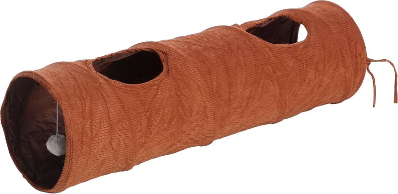 Speelgoed Reddi Tunnel met bal Bruin - Kattenspeelgoed - 1st de Flamingo – photo produit