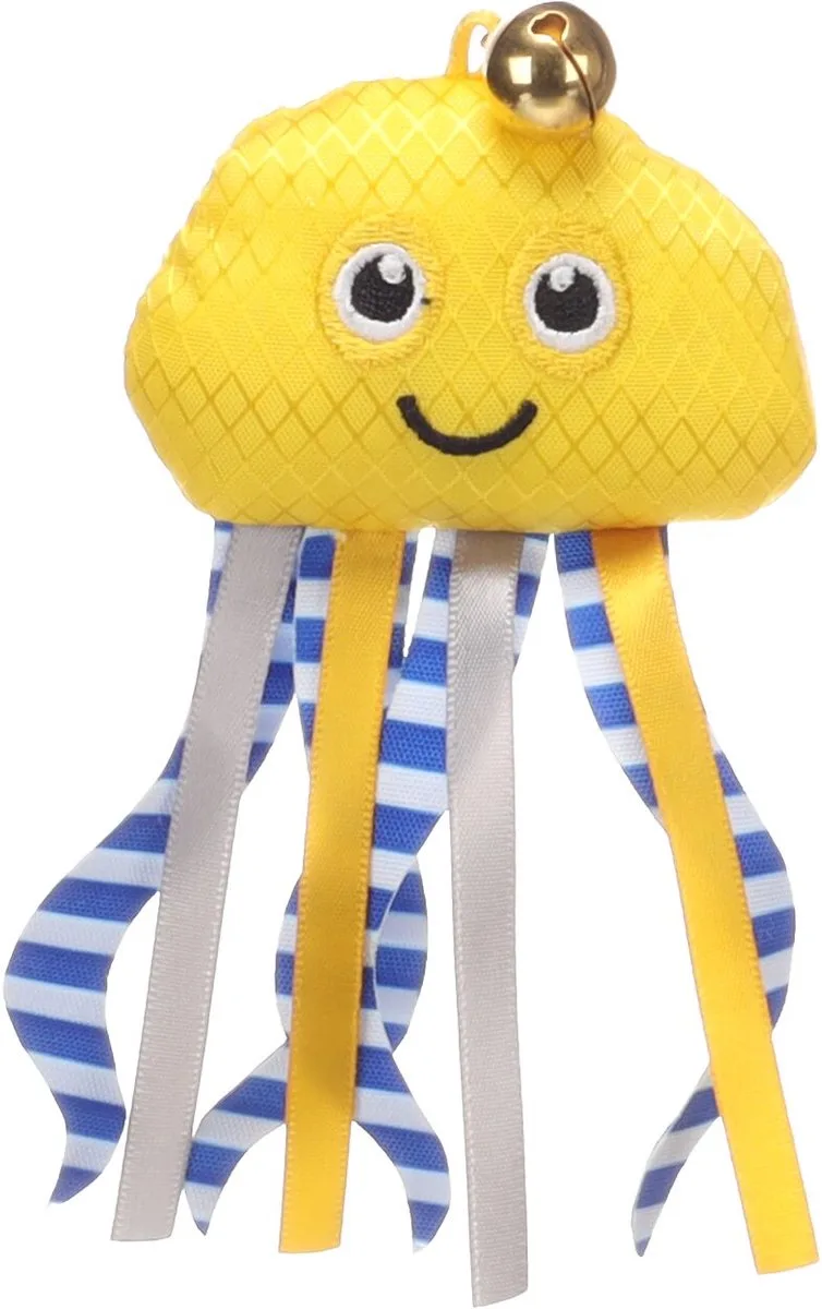 Speelgoed Strellow Octopus Geel - Kattenspeelgoed - 1st by Flamingo – product photo