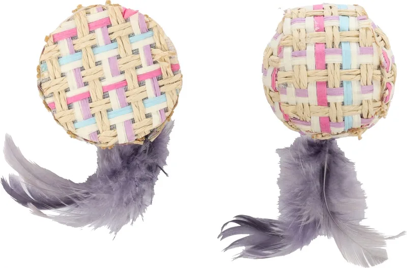 Speelgoed Texa Bal & Schijf Paars - Kattenspeelgoed - 1st by Flamingo – product photo