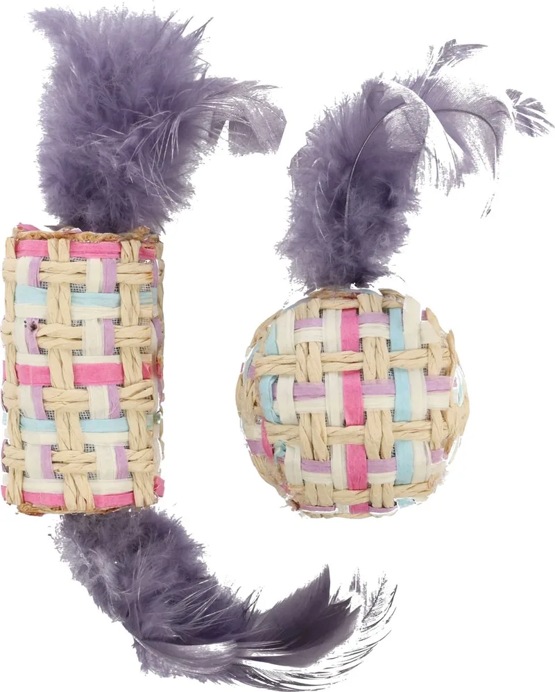 Speelgoed Texa Rol & Bal Paars - Kattenspeelgoed - 1st by Flamingo – product photo