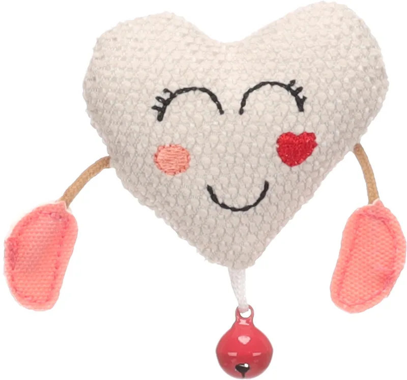 Jouet Pour Chat Lovu Heart de Flamingo en Wit en roze – photo produit