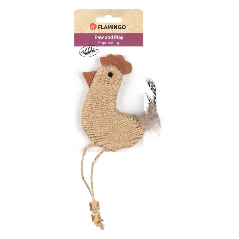 Speelgoed Yutsa Haan Bruin - Kattenspeelgoed - 1st by Flamingo – product photo 2 of 3