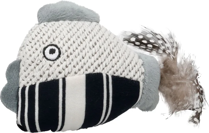 Speelgoed Zwawi Tarbot Wit & Zwart - Kattenspeelgoed - 1st de Flamingo – photo produit