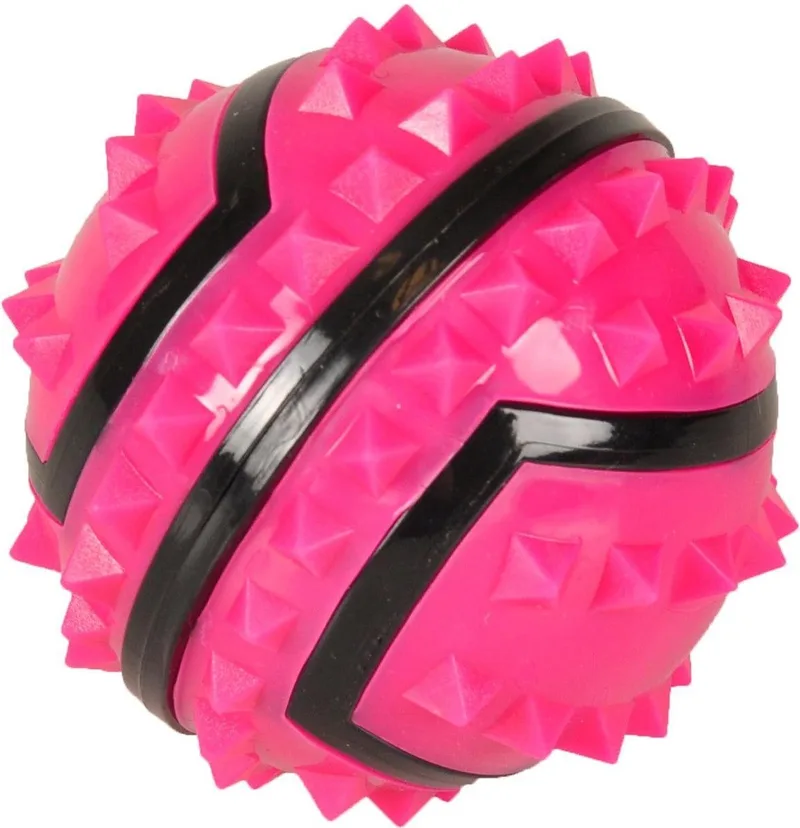 Spiky Ball - Hondenspeelgoed - 8 cm van Flamingo in Roze – productfoto