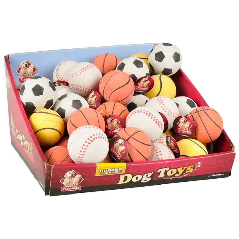 Sponge Ball Alvin Hondenspeeltje Geassorteerd by Flamingo – product photo