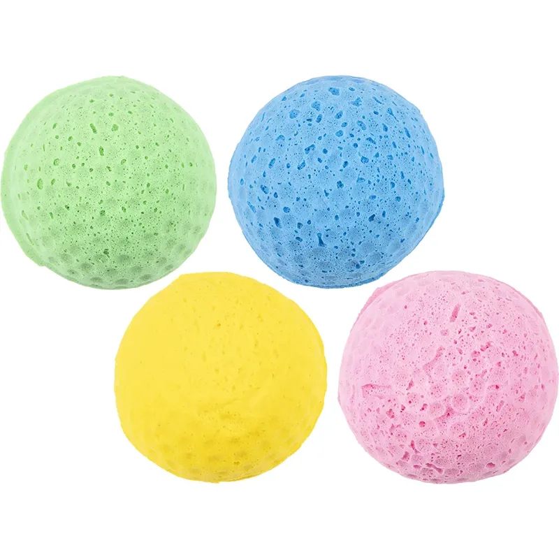 Sponge Ball Tube Katten Speelgoed 60 Eenheden von Flamingo – Produktfoto