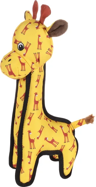 Strong Stuff - Speelgoed Honden - Hs Strong Stuff Giraf 35cm - 1st by Flamingo in Yellow – product photo 1 of 2