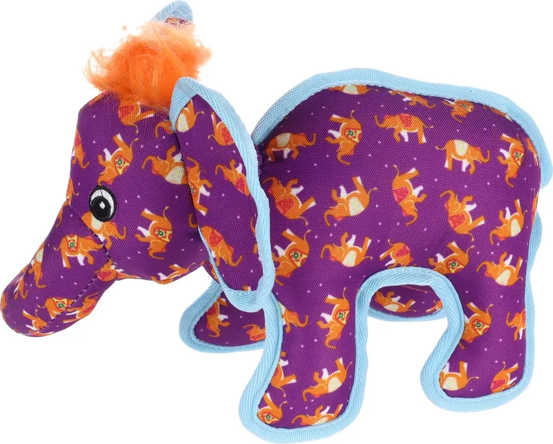 Strong Stuff - Speelgoed Honden - Hs Strong Stuff Olifant 27cm - 1st - 134725 - 1st de Flamingo en Violet – photo produit