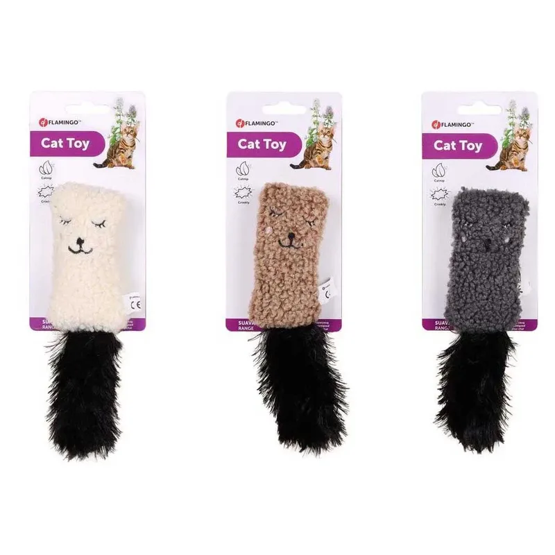 Suava - Speelgoed Katten - Ps Suava Kussentje 5x3,5x20cm Assortiment - 1st - 131546 - 1st von Flamingo in Mehrfarbig – Produktfoto 2 von 3