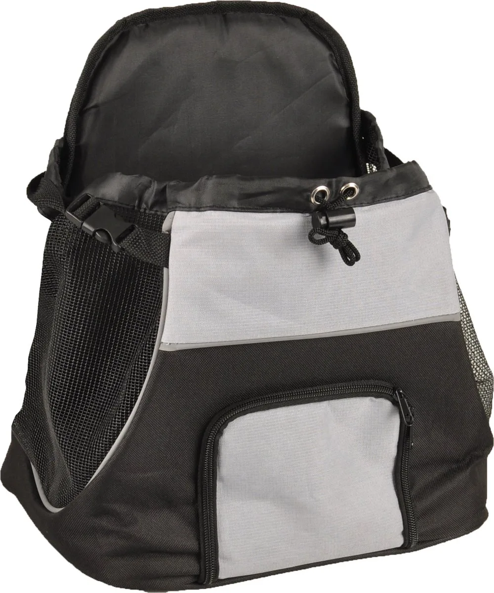 Sybil - Hondendraagtas - 29 x 23 x 38 - Grijs fra Flamingo i Sort – produktbillede