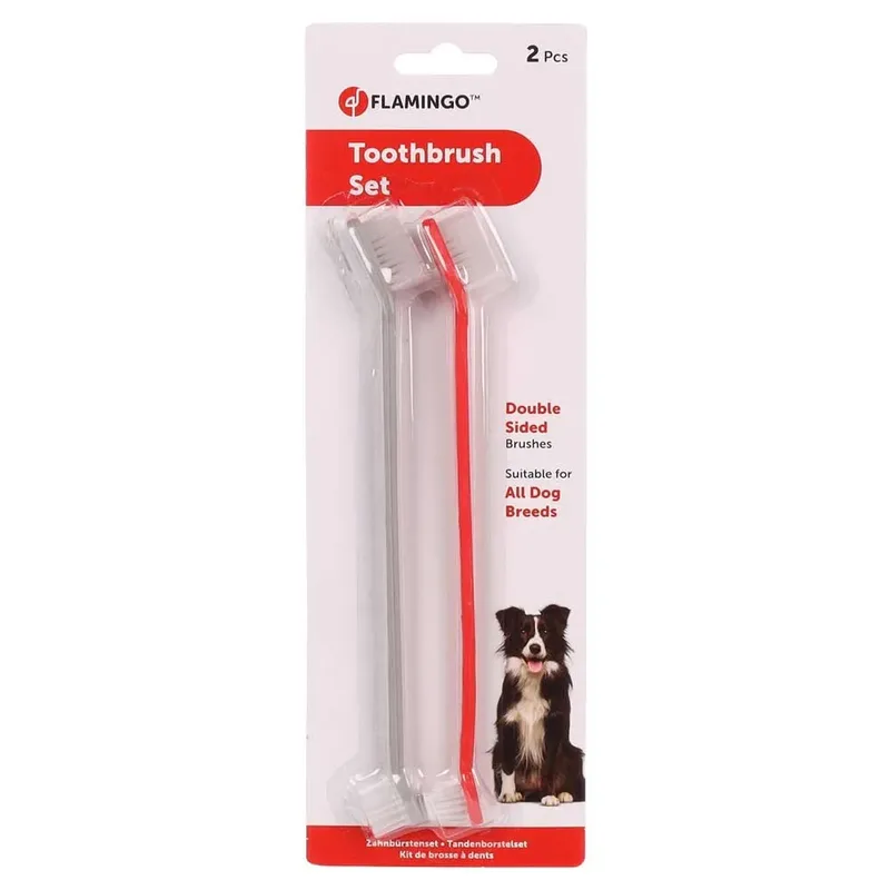 Zahnbürstenset Für Haustiere von Flamingo – Produktfoto 2 von 2