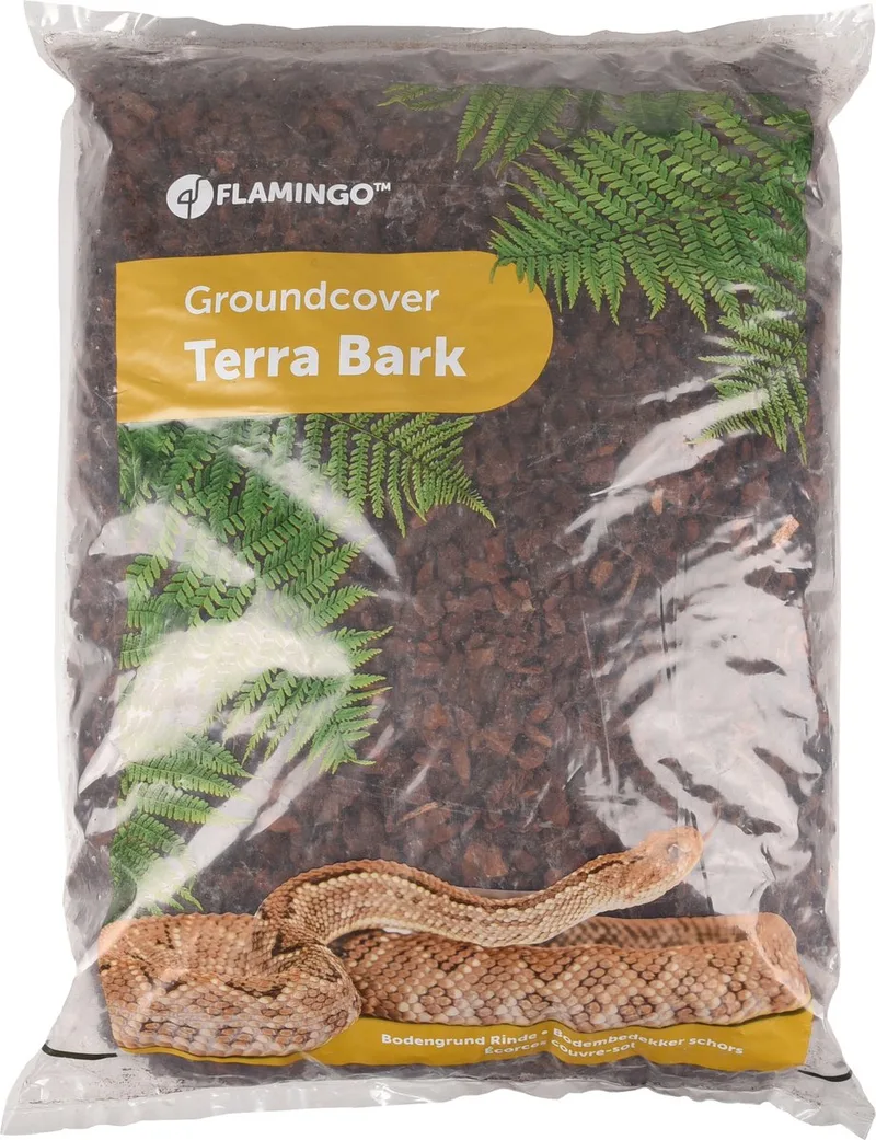 Terrarium – Bodemschors Terra Bark Bruin 22L – natuurlijke schors voor reptielen zonder kleurstoffen von Flamingo – Produktfoto 1 von 2