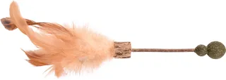 Topsy - Speelgoed Katten - Ps Topsy Stokje+dubbel Bolletje Matatabi Natuur 25cm - 1st - 130839 - 1st by Flamingo in Brown – product photo 1 of 3