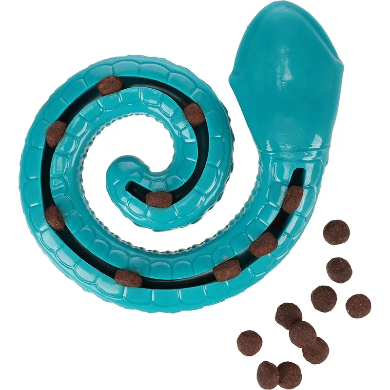 Tpr Sneaky Coiled Snake Hondenspeeltje de Flamingo – photo produit