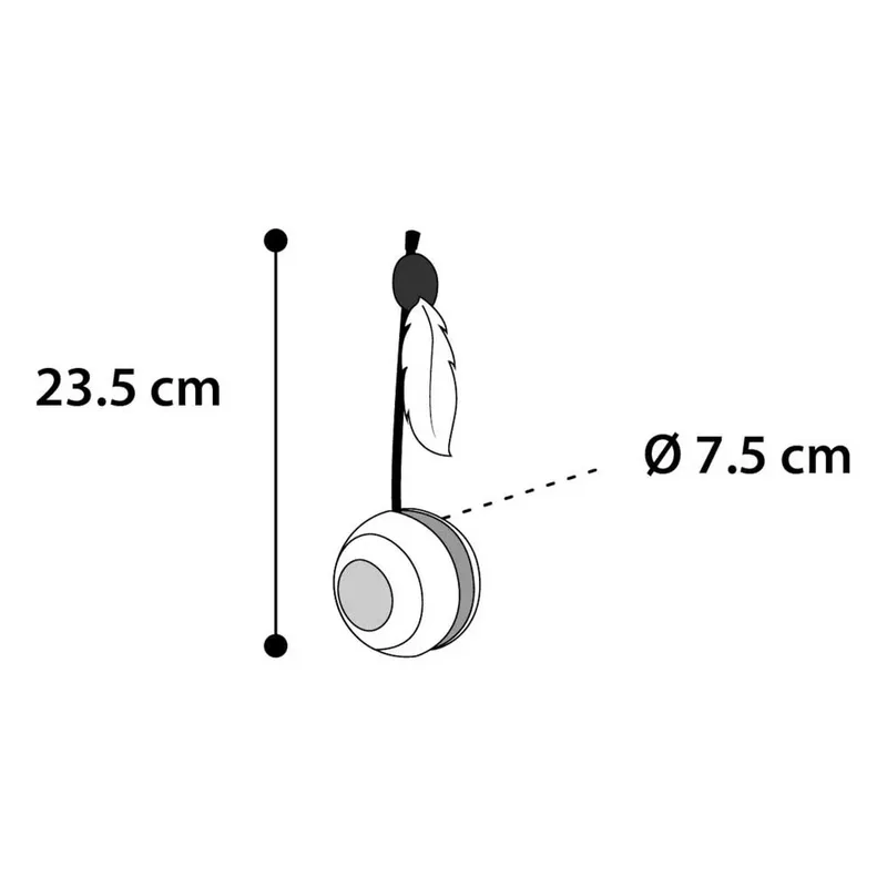 Tumbler Led & Sound Katten Speelgoed 2 Eenheden by Flamingo – product photo 6 of 6
