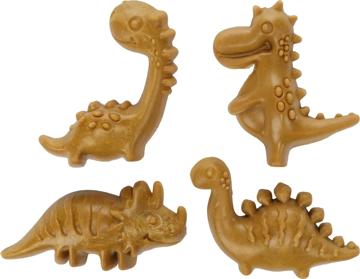 VEGGIE DINO MET ANANAS M 4ST 120GR von Flamingo – Produktfoto