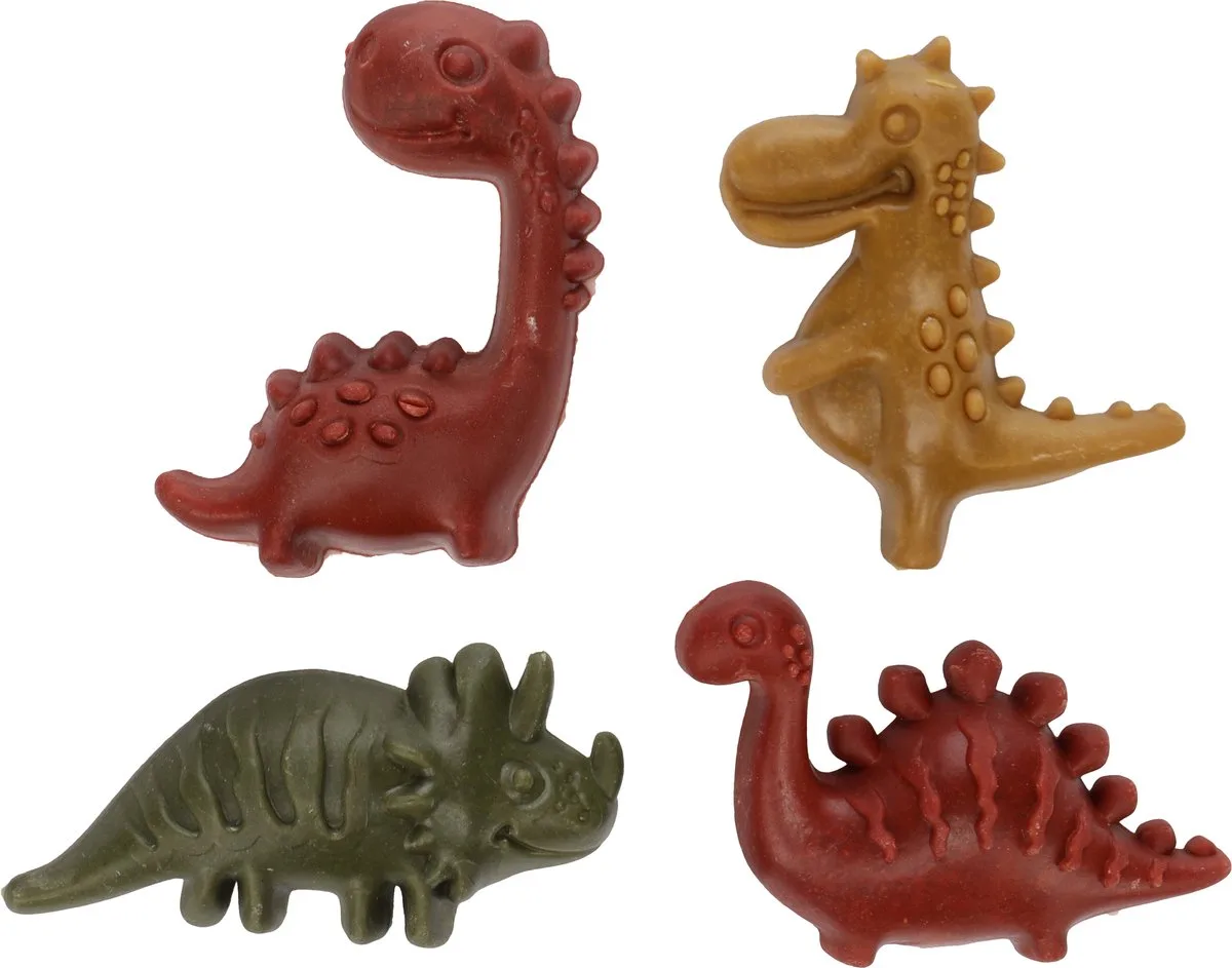 VEGGIE DINO MET APPEL/AARDBEI/ ANANAS S 150ST 2,25KG DISPLAY von Flamingo – Produktfoto