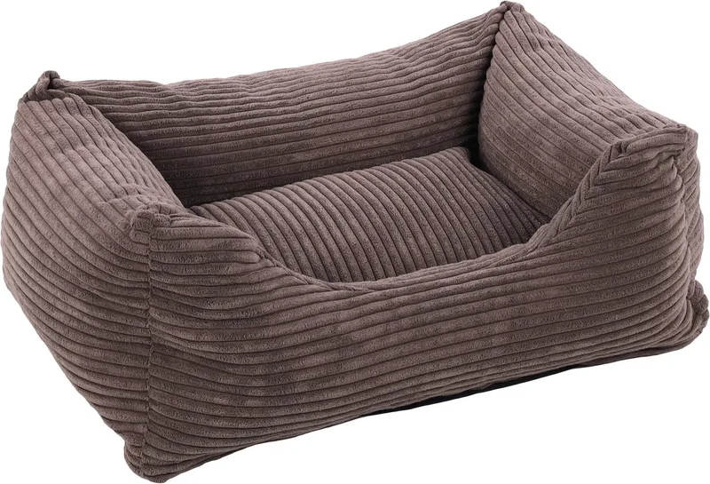 Velluto - Mand Honden - Mand Velluto Rechthoekig+rits 65x50x20cm - 1st - 138761 - 1st by Flamingo in Brown – product photo