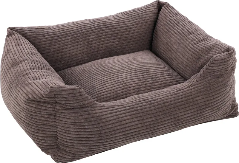 Velluto - Mand Honden - Mand Velluto Rechthoekig+rits 80x67x22cm - 1st - 138758 - 1st de Flamingo en Marron – photo produit