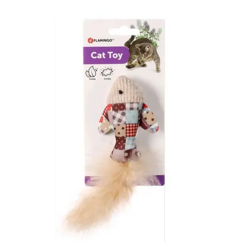 Jouet Pour Chat Vinta Biege Fish de Flamingo – photo produit 2 sur 3