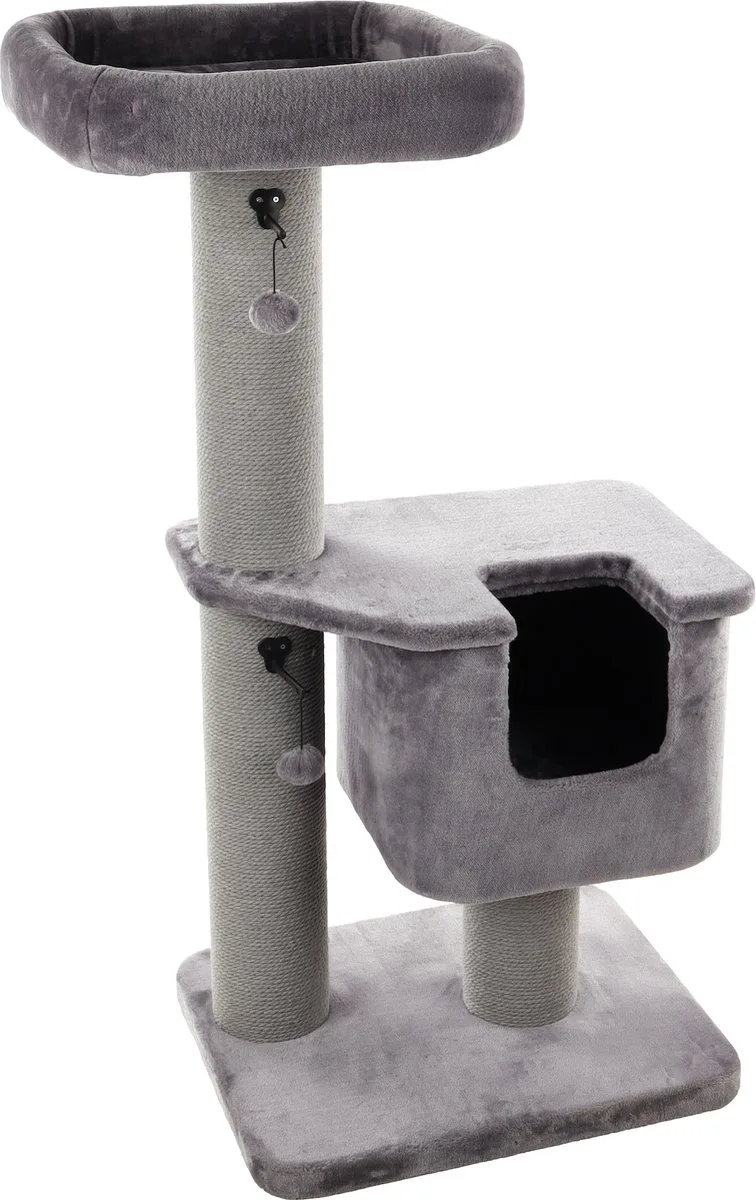 Viola - Krabpaal Katten - Krabpaal Viola 78x54x124cm - 1st - 134356 - 1st by Flamingo in Grey – product photo