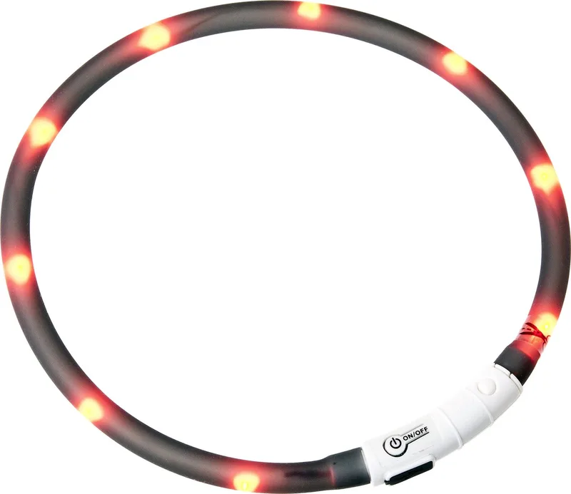 Visio Led Halsband - Hondenhalsband - 20-70 cm von Flamingo in Schwarz – Produktfoto