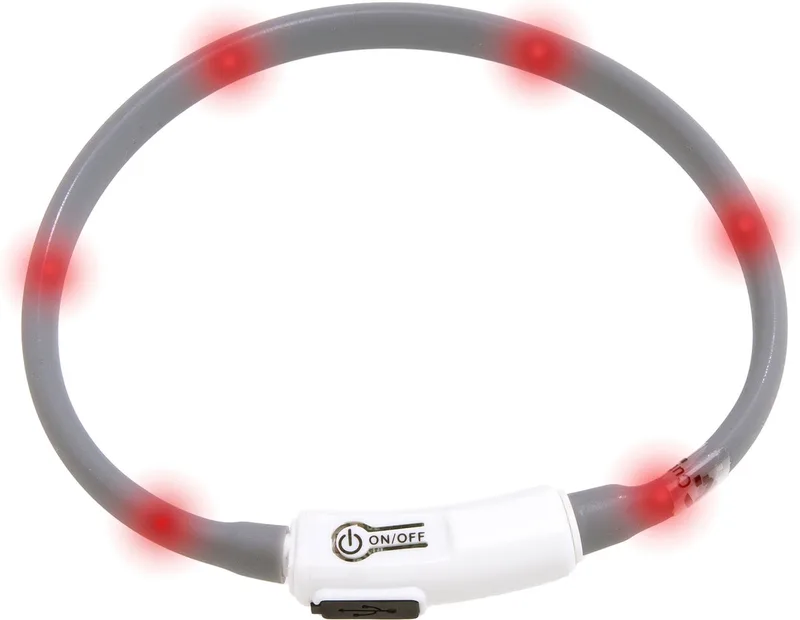 Visio Nera - Halsband Honden;katten - Kattenhalsband Led Nera 35cm - 1st - 126115 - 1st von Flamingo in Schwarz – Produktfoto