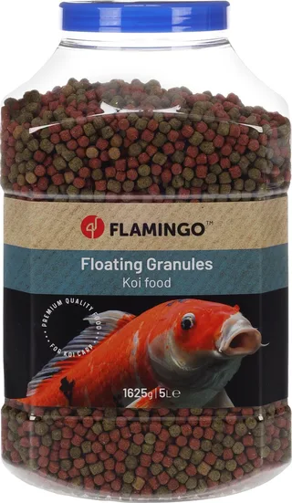 Vissen voer – vissenvoer – vijvervoer – koivoer – koi voer – steurvoer 6mm – 5L – mix rood/groen by Flamingo – product photo 1 of 2