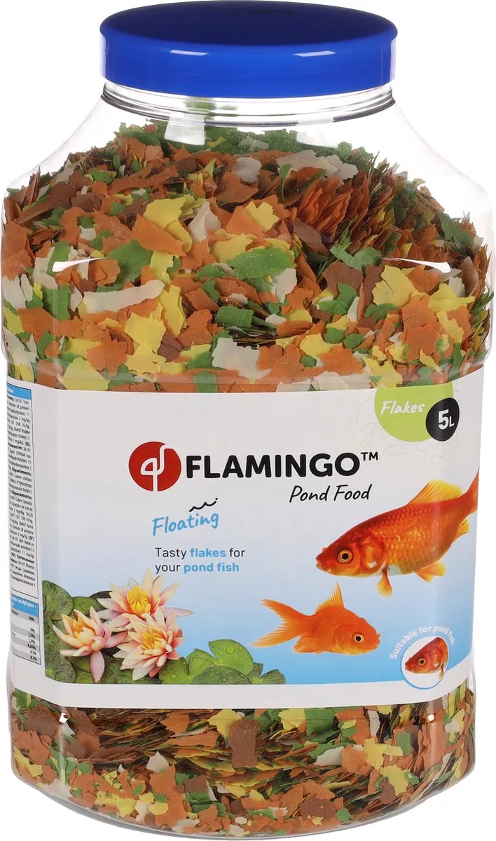 vissenvoer vijver vijvervoer korrels vissenvoer vlokken vissenvoer korrel vijvervoer sticks koivoer steurvoer 6mm vijvervoer sticks van Flamingo – productfoto 1 van 2