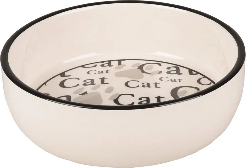 Voerbak Kat Cats - 13 x 4 cm by Flamingo in White – product photo 1 of 3
